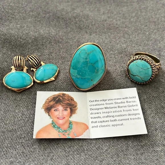 Turquoise Studio Barse Ring-10.5 - Picture 14 of 14